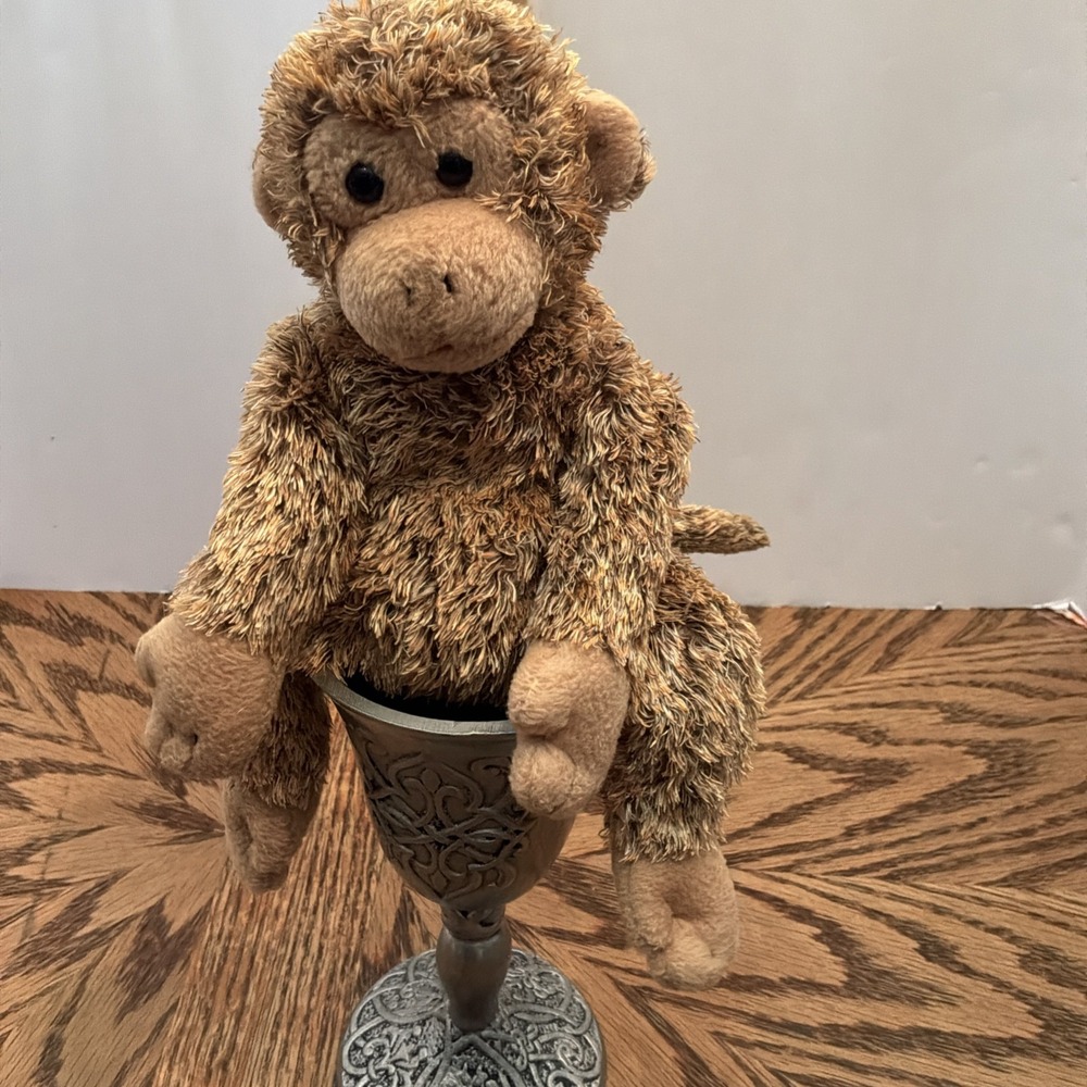 Ty Buddies 2003‎ Bonsai Monkey Plush Stuffed Animal Floppy Silky Vintage No Tag